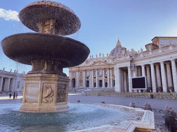 St Peter square Vatican city