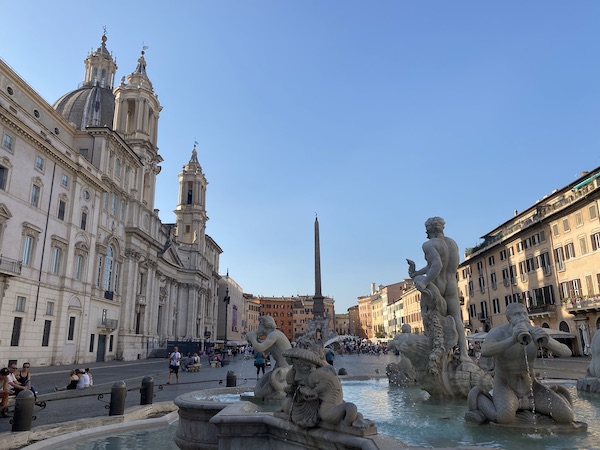 Piazzas Navona Rome Italy