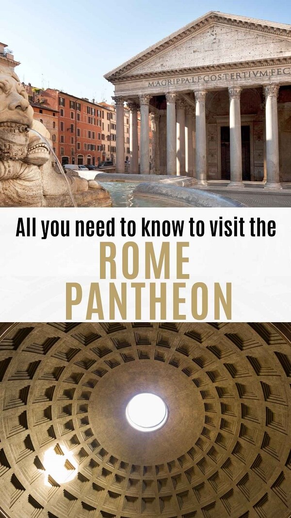 Ventileren zoon regeren Visiting Rome Pantheon: all you need to know + how to book your ticket -  Mama Loves Rome
