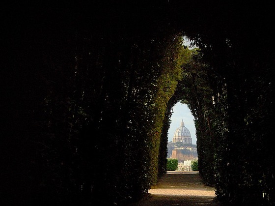 St Peter Dome through the Aventine keyhole