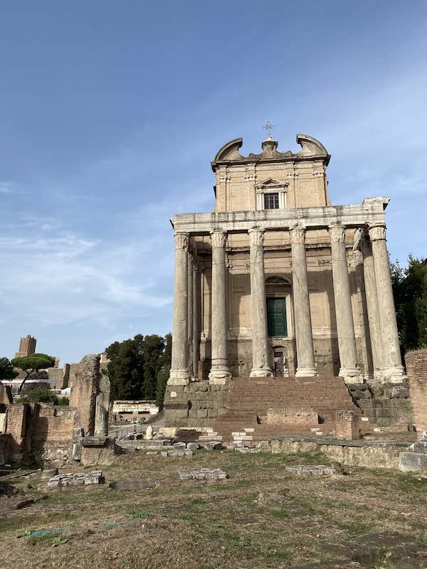Temple of Antoninus and Faustina in Roman Forum