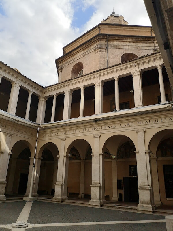 Chiostro del Bramante (Bramante's Cloister) in Rome