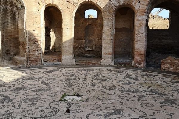 Roman mosaics in Rome, Ostia Antica archaeological park