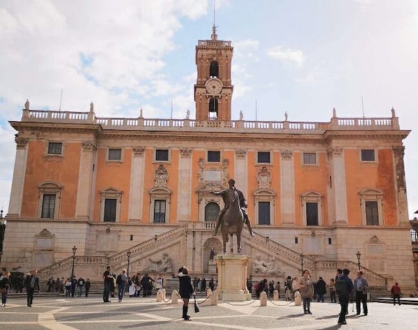 Piazza del Campidoglio Capitoline Hill Rome