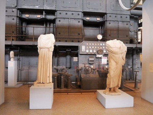 statues in Centrale Montemartini Rome