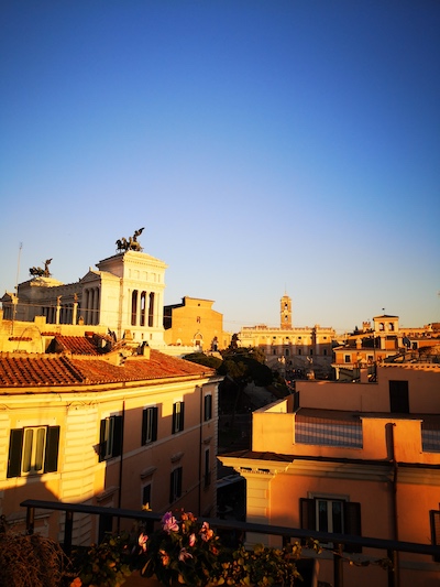 Sunset on Rome Vittoriano