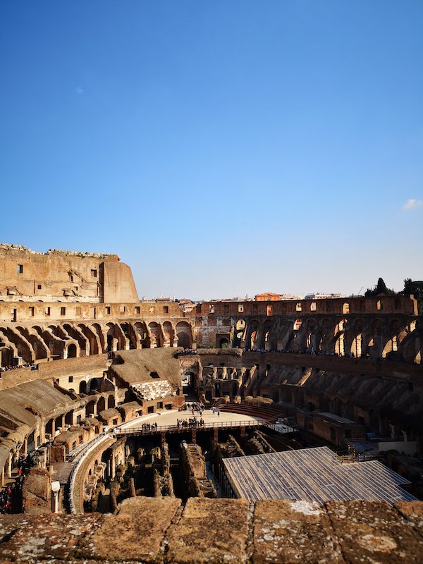 inside of the Colosseum
