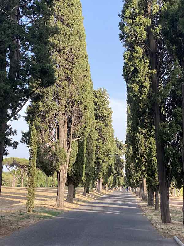 Via Appia outside St Callisto catacombs