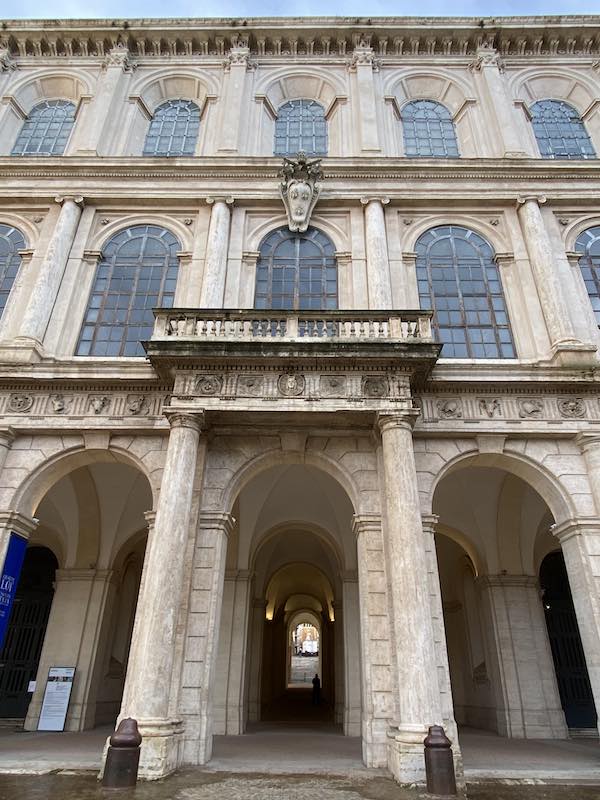 Front portico of Palazzo Barberini in Rome, by Gianlorenzo Bernini