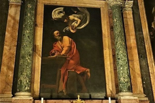 Caravaggio in Rome San Luigi dei Francesi Church