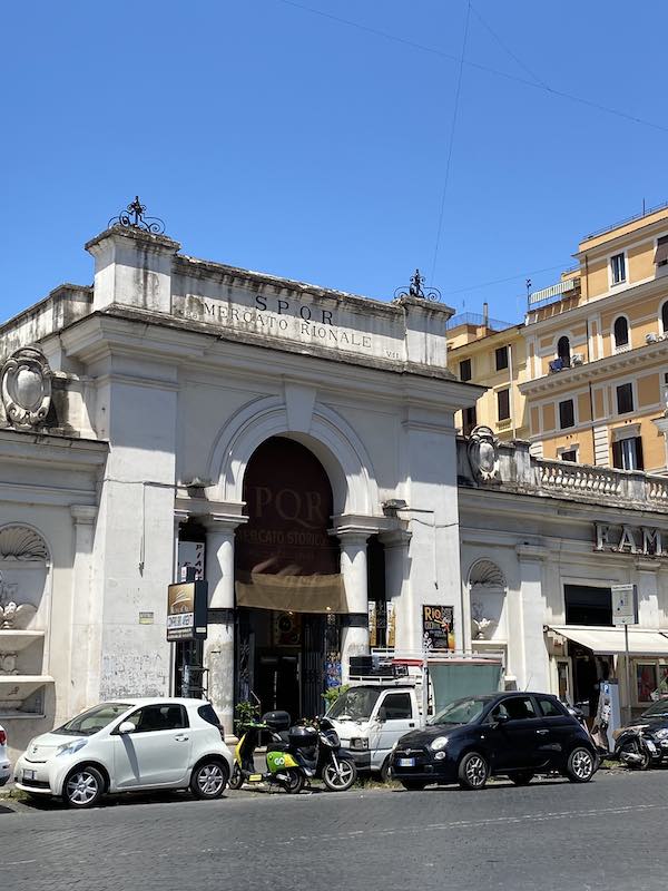 Neighborhood market on Via Cola di Rienzo, Prati neighbourhood Rome